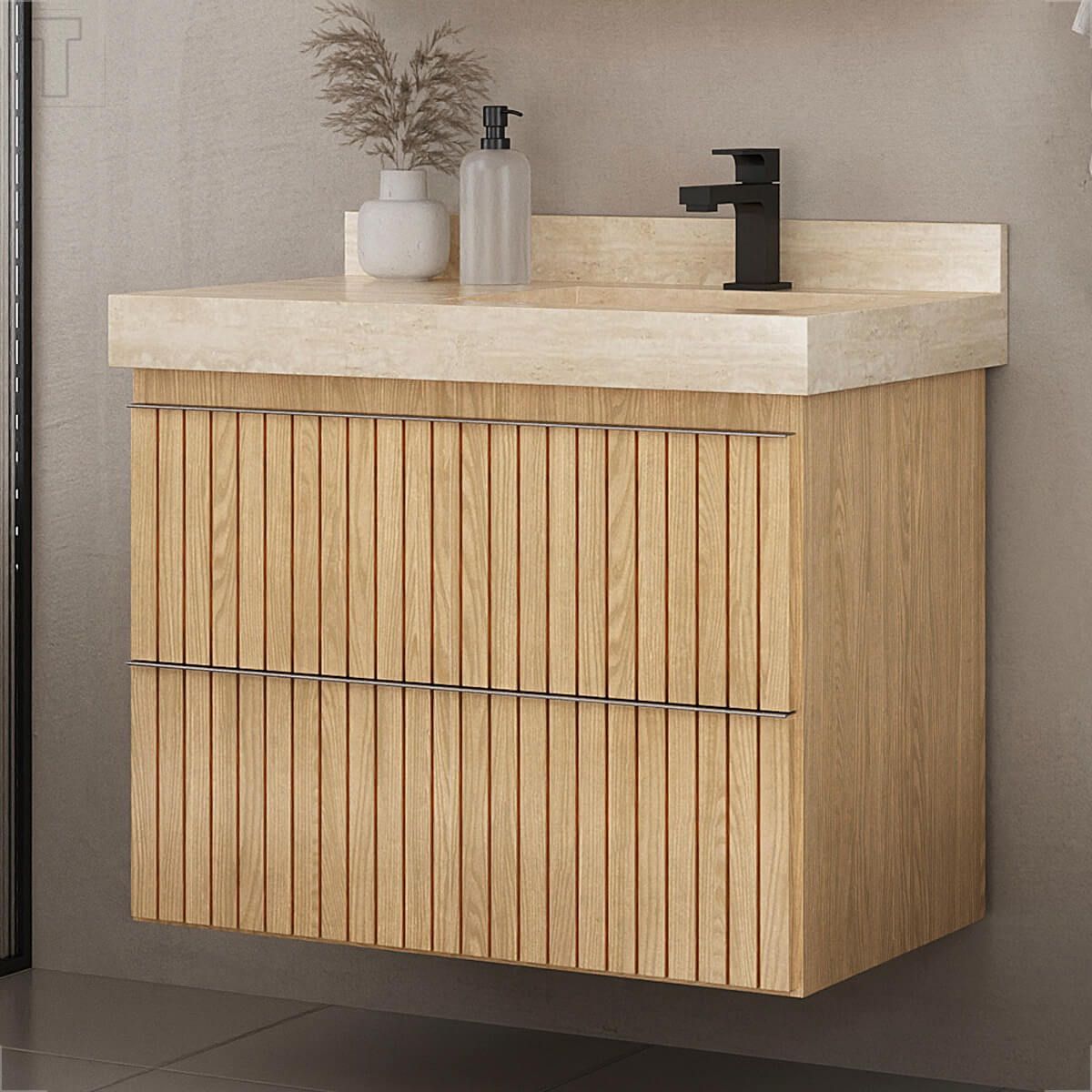 TOUCADOR BUMI RIPY 80 S/ LAVATORIO WOOD 3902502