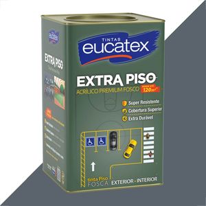 TINTA EUCATEX EXTRA PISO 18L CINZA ACRILICO PREMIUM