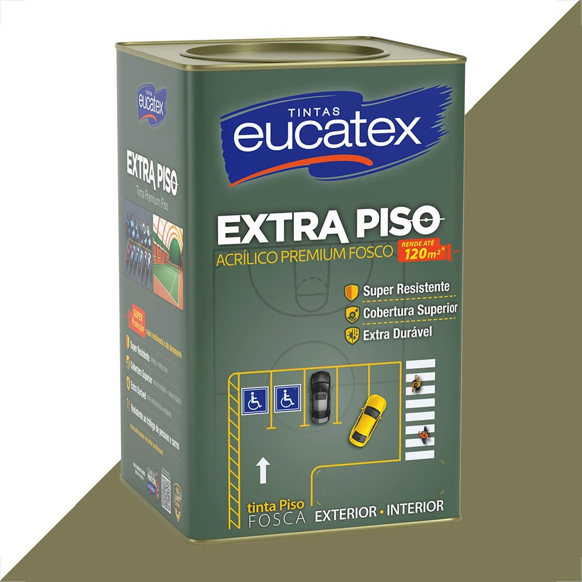 TINTA EUCATEX EXTRA PISO 18L CONCRETO ACRILICO PREMIUM