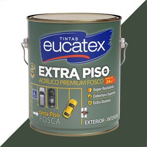 TINTA EUCATEX EXTRA PISO 3600ML CINZA ESCURO ACRILICO PREMIUM