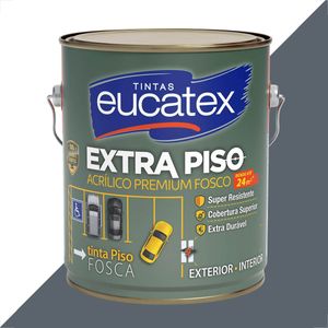 TINTA EUCATEX EXTRA PISO 3600ML CINZA ACRILICO PREMIUM