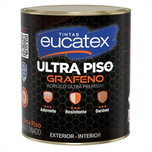 TINTA EUCATEX ULTRA PISO 900ML GRAFENO BRANCO ACRILICO PREMIUM