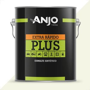 TINTA ESMALTE SINTETICO PLUS AUTOMOTIVO ANJO 3600L BRANCO SUPER WHITE BRILHANTE