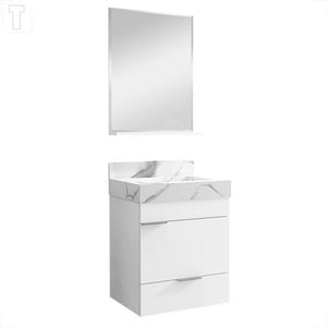 TOUCADOR BUMI CLUB KIT 40CM COM GAVETA BRANCO 3700901
