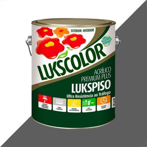 TINTA PISO LUKSPISO CINZA CHUMBO 3600ML