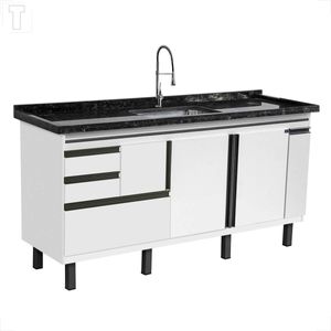 GABINETE LOCATT 1,74MT NEW ELEGANCE BRANCO