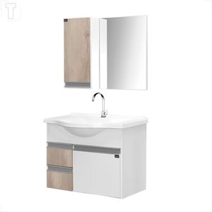 TOUCADOR LOCATT KIT STYLE 60 BRANCO/BARRIQUE