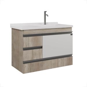 TOUCADOR LOCATT MONZA 80 BARRIQUE/BRANCO