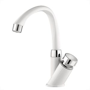 TORNEIRA TIGRE ABS LAVATORIO MESA BICA ALTA MOVEL AUTOMATICA 1/2 BRANCA/CROMADA REF 654