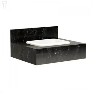 BANCADA BLU MAX 60 COM CUBA EMBUTIDA BLACK