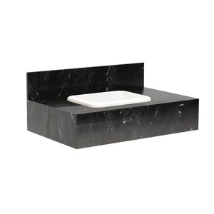 BANCADA BLU MAX 80 COM CUBA EMBUTIDA BLACK 5002602