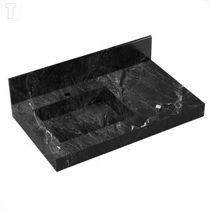 BANCADA BLU PRO 80 COM CUBA ESCULPIDA BLACK 5003302