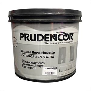TINTA LATEX PRUDENCOR ECONOMICO BALDE 18KG BRANCO FL
