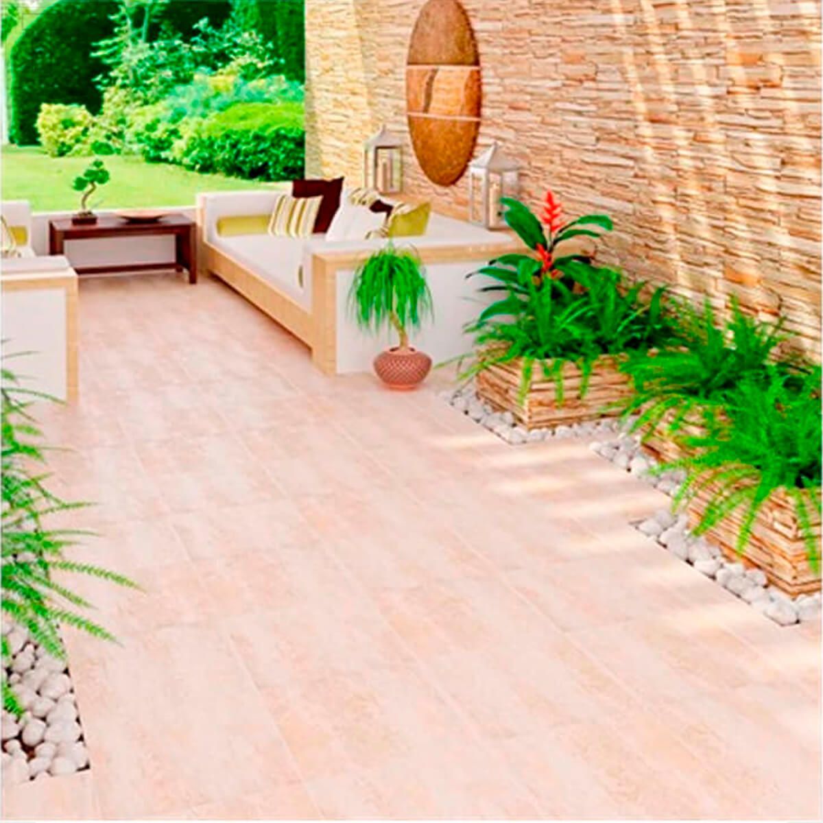PISO PORTO FERREIRA 53X53 BOLD EXTERNO GRANILHADO GARDEN BONE 73146