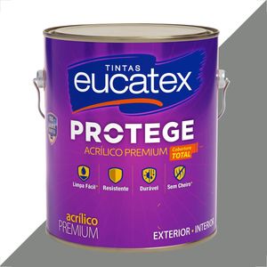TINTA LATEX EUCATEX PROTEGE ACRILICO PREMIUM FOSCO NANQUIM 3600ML