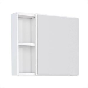 ESPELHEIRA COZIMAX AMEIXA AÇO 60CM BRANCO