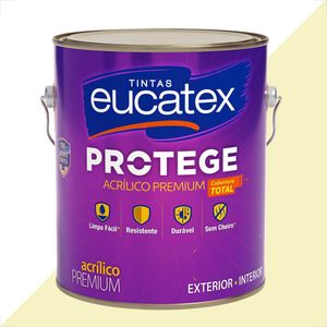 TINTA LATEX EUCATEX PROTEGE ACRILICO PREMIUM FOSCO ALGODAO EGIPCIO 3600ML
