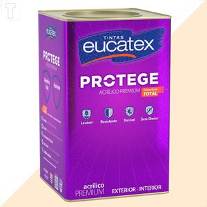 TINTA LATEX EUCATEX PROTEGE ACRILICO PREMIUM FOSCO PEROLA 18L
