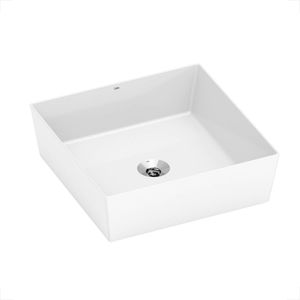 CUBA CELITE APOIO DESIGN QUADRADA 380X380 D2 SM BRANCO