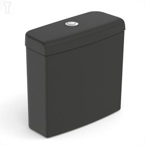 CAIXA P/ACOPLAR CELITE SLIM ECOFLUSH BLACK MATE 3/6L