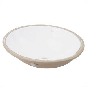 CUBA DECA EMBUTIR OVAL L.59.17 UNIVERSAL BRANCO GELO 39X305MM