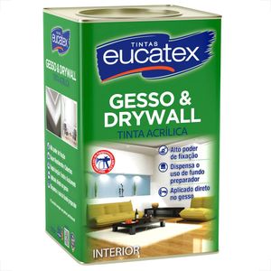 TINTA ACRILICA EUCATEX GESSO & DRYWALL 18L