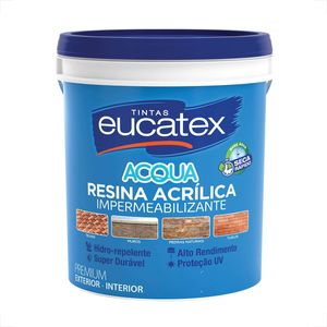 RESINA ACRILICA EUCATEX INCOLOR BASE AGUA 18L