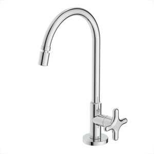 TORNEIRA CELITE COZINHA MESA CROSS CROMADA BICA MOVEL COM AREJADOR ARTICULADO B5008F6CRB