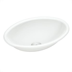 CUBA INCEPA SOBREPOR OVAL PEQUENA SEM LADRAO BRANCO 435X310