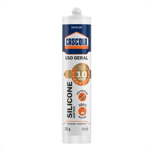 ADESIVO SILICONE CASCOLA 280 GR ACETICO INCOLOR