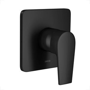 ACABAMENTO REGISTRO DECA LEVEL 4993.BL26.CHU.MT MONOCOMANDO CHUVEIRO BLACK MATTE