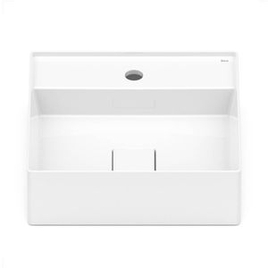 CUBA ROCA APOIO TERRA QUADRADA 40X40 COM MESA T9 BRANCO