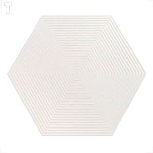 REVESTIMENTO PORTINARI 17,4X17,4 BOLD LOVE HEXA WH MLX 61396