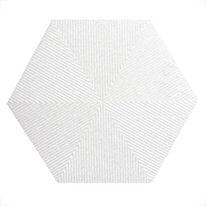 REVESTIMENTO CERAL 23X20 HEXAGONAL CONNECT WHITE 108320185