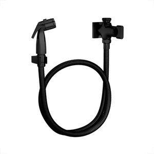 DUCHA HIGIENICA DECA POLO 1984.BL33.ACT.MT BLACK MATTE C/REGISTRO GATILHO PRETO