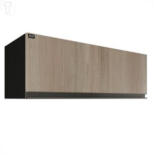 MODULO LOCATT COZINHA GELADEIRA NEW ELEGANCE NERO/BARRIQUE