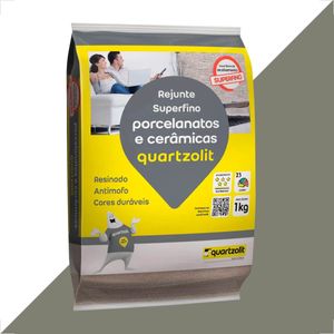REJUNTE QUARTZOLIT 1KG PORCELANATO CINZA OUTONO