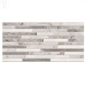REVESTIMENTO EMBRAMACO 38X76 RETIFICADO ACETINADO FILETTO GRAY RT38023