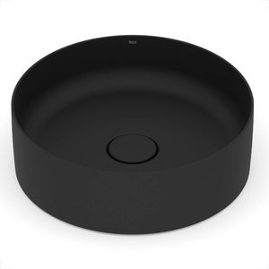 CUBA ROCA APOIO TERRA REDONDA 39CM SEM MESA T2 MATTE BLACK