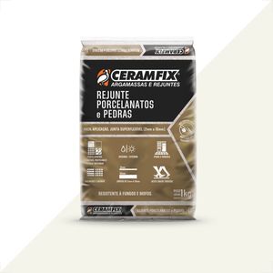 REJUNTE CERAMFIX PORCELANATOS E PEDRAS 1KG DUNA