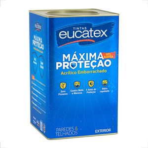 TINTA LATEX EUCATEX MAXIMA PROTECAO FOSCO 18L BRANCO EMBORRACHADO
