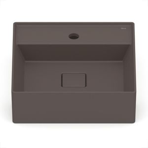 CUBA ROCA TERRA QUADRADA 40X40 SEMI ENCAIXE COM MESA T10 CAFE