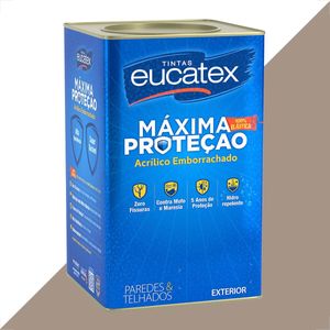 TINTA LATEX EUCATEX MAXIMA PROTECAO FOSCO 18L ELEPHANTE EMBORRACHADO