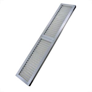 GRELHA ALUMINIO C/TELA JJM 20X130