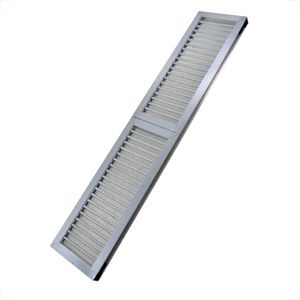 GRELHA ALUMINIO C/TELA JJM 15X100