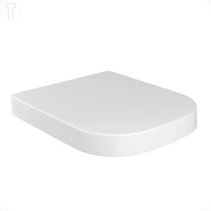 ASSENTO SANITARIO DECA QUADRA/PIANO AP.336.17 TERMOFIXO C/ SLOW CLOSE E EASY CLEAN BRANCO