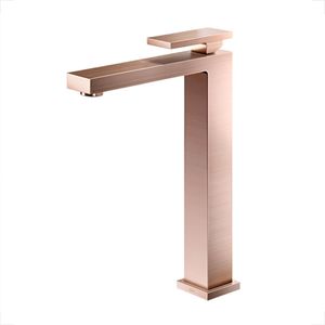 TORNEIRA DOCOL LAVATORIO NEW EDGE MESA BICA ALTA COBRE ESCOVADO 925169