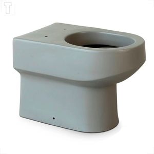 BACIA SANITARIA DECA CARRARA CONVENCIONAL P.60.85 SOFT ANTRACITE