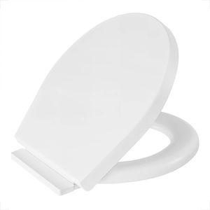 ASSENTO SANITARIO ASTRA ALMOFADADO OVAL TOV SOFT CLOSE CLICK BRANCO 3 EM 1