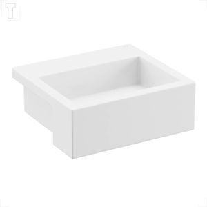 CUBA DECA SEMI ENCAIXE RETANGULAR L.733.17 BRANCO GELO 360X325MM